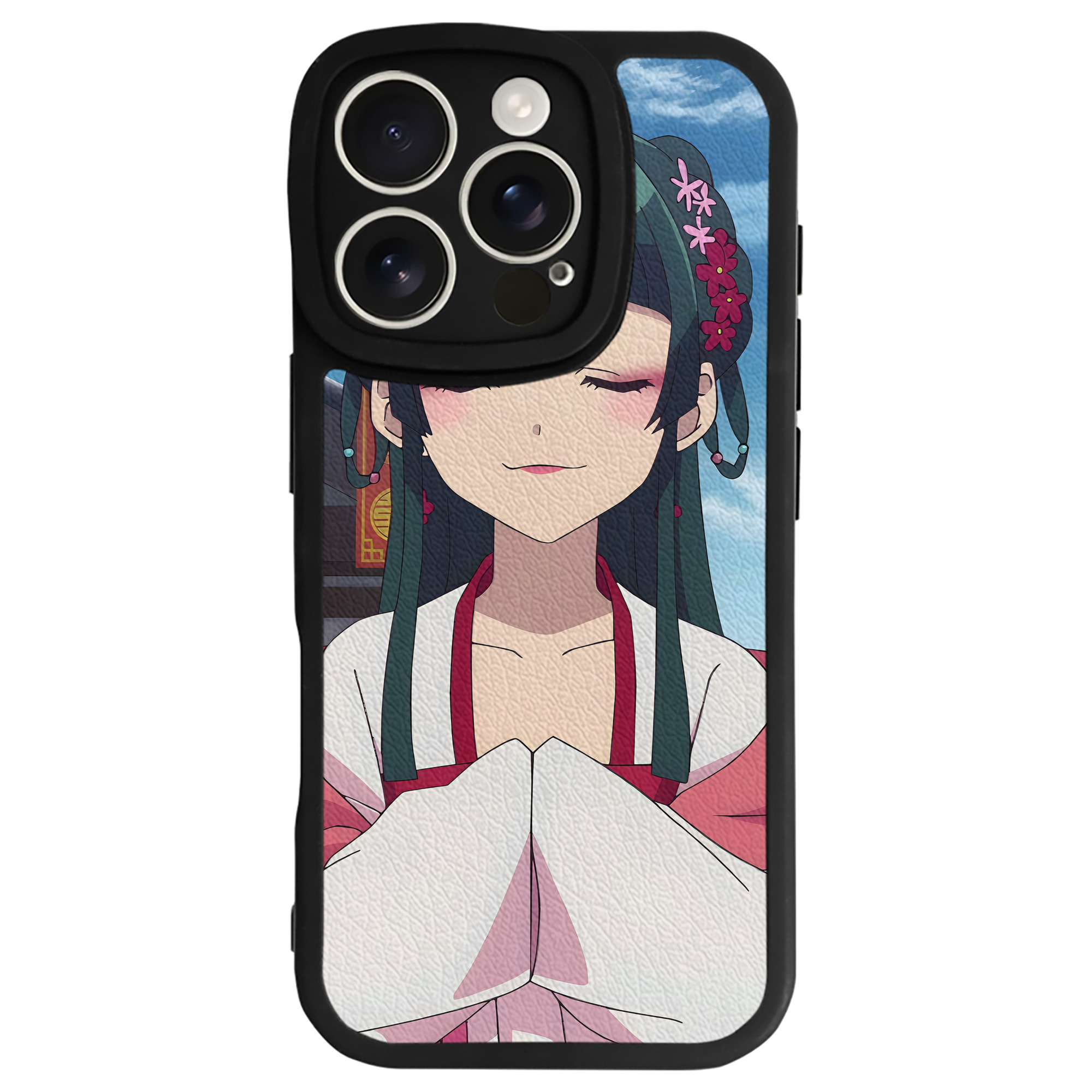 薬屋のひとりごと The Apothecary Diaries 【iPhone 16シリーズ対応】シリコンスマホケース（レザー調） 材質：シリコン